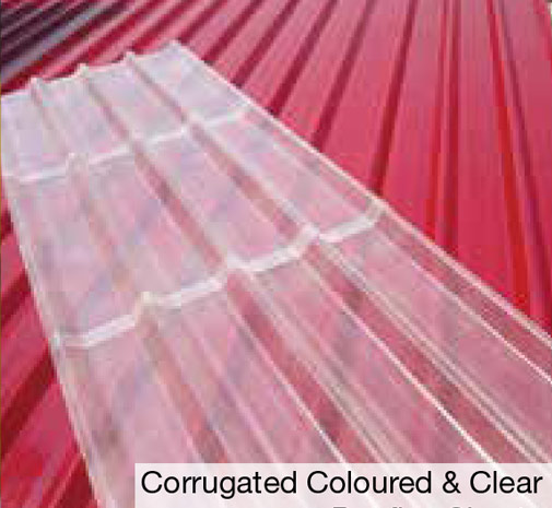 Corrugated Coloured & Clear